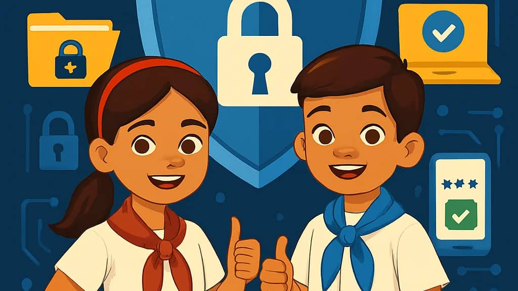 Ciberseguridad para padres y niños en un entorno cada vez más digitalizado.