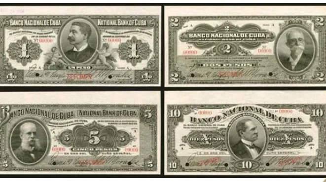 qwefgaef Billetes cubanos antes de 1959